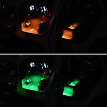 Load image into Gallery viewer, 12V LED Car Interior Atmosphere Backlight Ambient Mood Foot Light With Cigarette USB 24LED Lighter Decorative Lamp Auto Accessories
