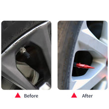 Load image into Gallery viewer, Universal 45/65mm Aluminum Alloy Spike Shape Dustproof Tire Wheel Stem Valve Caps for Motorcycle Car Auto Bike Car Styling Tunning
