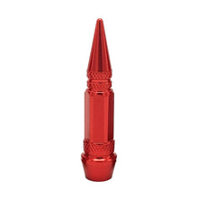 Load image into Gallery viewer, Universal 45/65mm Aluminum Alloy Spike Shape Dustproof Tire Wheel Stem Valve Caps for Motorcycle Car Auto Bike Car Styling Tunning
