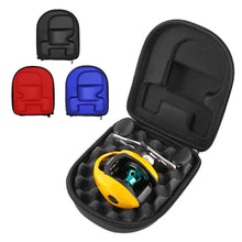 Load image into Gallery viewer, Water Resistant Fishing Reel EVA Box Protective Case Hard Pouch Built-in Anti-Pressure Sponge Baitcasting Wheel Bag Fishing Accessories
