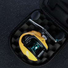 Load image into Gallery viewer, Water Resistant Fishing Reel EVA Box Protective Case Hard Pouch Built-in Anti-Pressure Sponge Baitcasting Wheel Bag Fishing Accessories

