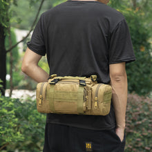 Load image into Gallery viewer, 600D Outdoor Waist Bag Waterproof Oxford Climbing Shoulder Bags Military Tactical Fishing Camping Pouch Hiking Running Bag
