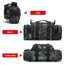 Load image into Gallery viewer, 600D Outdoor Waist Bag Waterproof Oxford Climbing Shoulder Bags Military Tactical Fishing Camping Pouch Hiking Running Bag
