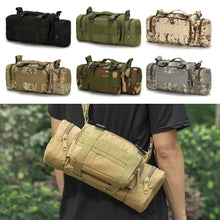 Load image into Gallery viewer, 600D Outdoor Waist Bag Waterproof Oxford Climbing Shoulder Bags Military Tactical Fishing Camping Pouch Hiking Running Bag
