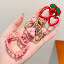 Load image into Gallery viewer, Children Cartoon Hairpin Alloy Cute Sweet Hair Clip Hair Claw Clip Versatile Headwear Hair Accessory
