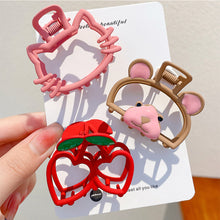 Load image into Gallery viewer, Children Cartoon Hairpin Alloy Cute Sweet Hair Clip Hair Claw Clip Versatile Headwear Hair Accessory
