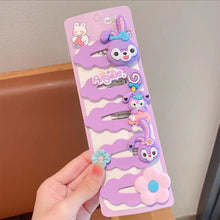 Load image into Gallery viewer, 5pcs/set Children Strawberry Bear Hair Clips Silicone Side Hair Clip Bangs Hairpin Cute Cartoon Hair Accessories
