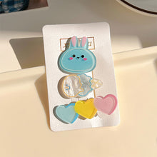 Load image into Gallery viewer, 3pcs/set Cute Cartoon Hair Clips Sweet Side Hairpin Bangs Hair Clips Headwear Hair Accessories for Children
