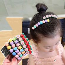 Load image into Gallery viewer, Children Cute Hair Comb Cartoon Broken Hair Comb Convenient Practical Hair Hoop Hair Clip Girls Hair Accessories
