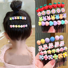 Load image into Gallery viewer, Children Cute Hair Comb Cartoon Broken Hair Comb Convenient Practical Hair Hoop Hair Clip Girls Hair Accessories
