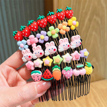 Load image into Gallery viewer, Children Cute Hair Comb Cartoon Broken Hair Comb Convenient Practical Hair Hoop Hair Clip Girls Hair Accessories
