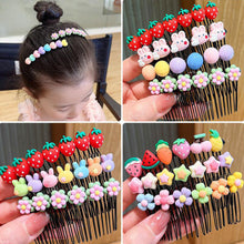 Load image into Gallery viewer, Children Cute Hair Comb Cartoon Broken Hair Comb Convenient Practical Hair Hoop Hair Clip Girls Hair Accessories
