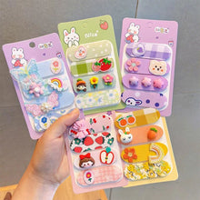 Load image into Gallery viewer, Children Broken Hair Magic Tape Hair Band Bangs Broken Hair Arranging Hair Hoop Hairband Cute Cartoon Headwear

