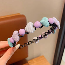 Load image into Gallery viewer, Candy Colored Children Hair Band Cute Sweet Hair Hoop Broken Hair Headband Versatile Headwear Hair Ornaments
