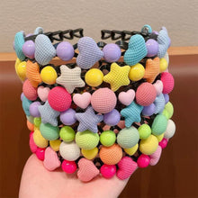 Load image into Gallery viewer, Candy Colored Children Hair Band Cute Sweet Hair Hoop Broken Hair Headband Versatile Headwear Hair Ornaments
