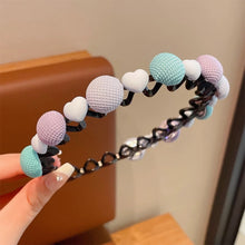 Load image into Gallery viewer, Candy Colored Children Hair Band Cute Sweet Hair Hoop Broken Hair Headband Versatile Headwear Hair Ornaments
