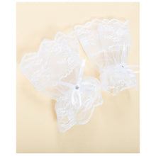 Load image into Gallery viewer, Soft Mesh Lace Bow Gloves Lightweight Breathable Sunscreen Decorative Gloves Wrist Sleeves for Women
