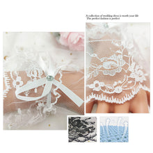 Load image into Gallery viewer, Soft Mesh Lace Bow Gloves Lightweight Breathable Sunscreen Decorative Gloves Wrist Sleeves for Women
