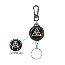 Load image into Gallery viewer, Outdoor Anti-Theft Anti-Loss Retractable Key Chain Wire Rope High Rebound Plastic Easy To Pull Badge Reel Outdoor Supplies
