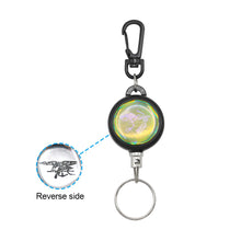 Load image into Gallery viewer, Outdoor Anti-Theft Anti-Loss Retractable Key Chain Wire Rope High Rebound Plastic Easy To Pull Badge Reel Outdoor Supplies
