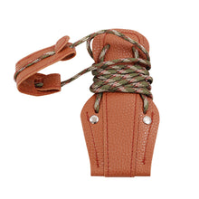 Load image into Gallery viewer, Leather Top String Traditional Reverse Curved Hunting Bow Change String Auxiliary Rope High Strength Nylon Cowhide Material Archery Equipment
