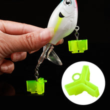 Load image into Gallery viewer, 1PC Three Hook Sheath With Hanging Hole Deep Groove Design Anti-Scratch Anti-Rust Lure Bait Fishing Hook Protective Sleeve Lure Accessories
