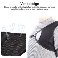 Load image into Gallery viewer, Archery Chest Guard Breathable Mesh Cloth Adjustable The Traditional Composite Recursive Bow Available Protection Chest And Shoulder Archery Guard

