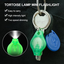 Load image into Gallery viewer, Mini Flashlight Turtle Lamp Outdoor Camping EDC Atmosphere Frog Light Portable LED Key light
