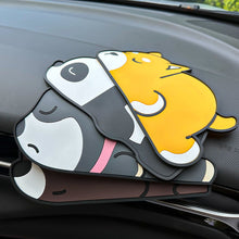 Load image into Gallery viewer, Cartoon Car Phone Key Card Anti-Skid Mat Dashboard Non-Slip Pad PVC Mat Heat-Resistant Dashboard Pad Holder Washable
