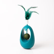 Load image into Gallery viewer, 1Pc Cat Tumbler Toy with Ball Feather Catnip Cat Interactive Feather Toys Pet Bumbler Funny Toy Kitten Toys
