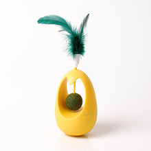 Load image into Gallery viewer, 1Pc Cat Tumbler Toy with Ball Feather Catnip Cat Interactive Feather Toys Pet Bumbler Funny Toy Kitten Toys
