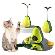 Load image into Gallery viewer, 1Pc Cat Avocado Tumbler Toy with Ball Feather Catnip Cat Interactive Feather Toys Pet Bumbler Funny Toy Kitten Toys
