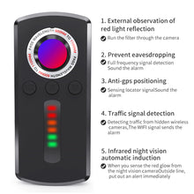 Load image into Gallery viewer, Anti Spy Tracker Hidden Camera Detector Wireless RF Signal Bug Detector Infrared GPS Search Gadget Automation Alarm PK K68 K18
