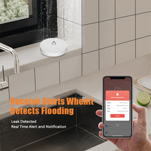 Load image into Gallery viewer, ZigBee Linkage Water Leakage Sensor Immersion Security Alarm Leak Detector Overflow Alert Waterproof Smart Home
