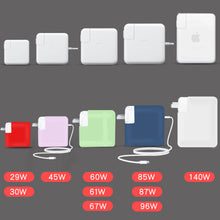 Load image into Gallery viewer, For Macbook Charger Protective Sleeve Laptop Power Adapter Silicone Sleeve 29 30 85 87 96 140w Charger Anti-shock Case
