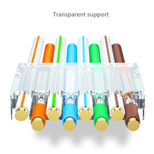 Load image into Gallery viewer, RJ45 Cat8 Cat7 &amp; Cat6A Pass Through connectors 8P8C 50UM Gold Plated Shielded FTP/STP | RJ45 Network Modular Plug - 1.5mm
