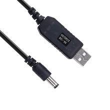 Load image into Gallery viewer, WiFi to Powerbank Cable Connector DC 5V to 12V USB Cable Boost Converter Step-up Cord for Wifi Router Modem Fan Speaker
