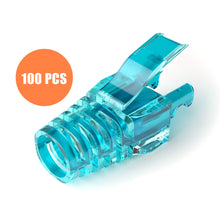 Load image into Gallery viewer, Colorful RJ45 CAT6 Strain Relief Boots Connector for Standard CAT6 Ethernet Cable LAN Cable Connector Boot Cover
