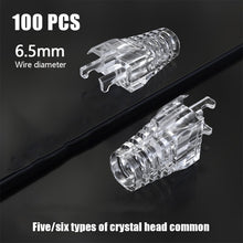Load image into Gallery viewer, Colorful RJ45 CAT6 Strain Relief Boots Connector for Standard CAT6 Ethernet Cable LAN Cable Connector Boot Cover
