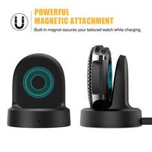 Load image into Gallery viewer, Wireless Fast Charger For Samsung Gear S3 Frontier S2 Watch Charger For Samsung Galaxy Watch 46mm/42mm
