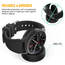 Load image into Gallery viewer, Wireless Fast Charger For Samsung Gear S3 Frontier S2 Watch Charger For Samsung Galaxy Watch 46mm/42mm
