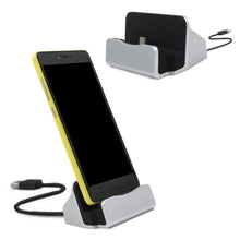 Load image into Gallery viewer, USB Cable Sync Cradle Charger Base for Xiaomi Android Type C Samsung Stand Holder Charging Base Dock Station

