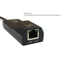 Load image into Gallery viewer, Type C to RJ45 Network Card 10/100/1000Mbps Reversible USB 3.1 Interface to RJ45 Gigabit Ethernet LAN Network Adapter RTL8153

