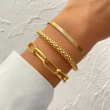 Load image into Gallery viewer, Creative Snake Bone Chain Multi-layer Bracelet Gold Silver Women's Bracelet Multiple Retro Chain Bracelet Jewelry Accessory
