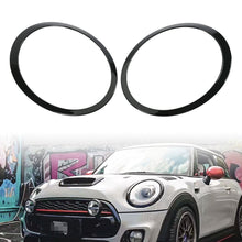 Load image into Gallery viewer, 2Pcs Car Headlight Ring Bezel Trim Surround Cover Accessories Decorative Circle Gloss Black For Mini Cooper R55 R56 R57 R58 2007-2015
