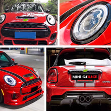 Load image into Gallery viewer, 2Pcs Car Front Headlights Frame Headlight Eyebrow Ring Cover Trim Replacement For MINI Cooper F55 F56 F57 03-18 Gloss Black
