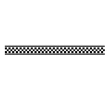 Load image into Gallery viewer, Motorcycle Checkered Racing Stripes Decals Stickers Cafe Racer Rat Bike DIY Fuel Tank Cover Reflective Stickers Racing Accessories
