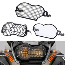 Load image into Gallery viewer, Motorcycle Headlight Head Light Guard Protector Steel Cover Acrylic Protection Grill For BMW R 1200 GS R1200GS Adv R1200GS adventure 2004-2012
