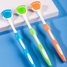 Load image into Gallery viewer, Soft Oral Cleaner Brush Tongue Scraper Fresh Breath Cleaning Coated Tongue Toothbrush Oral Hygiene Care Tools
