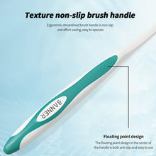 Load image into Gallery viewer, Soft Silicone Fresh Breath Cleaning Tongue Coating Brush Odor Tongue Coating Cleaner 2-in-1 Tongue Coating Scraper
